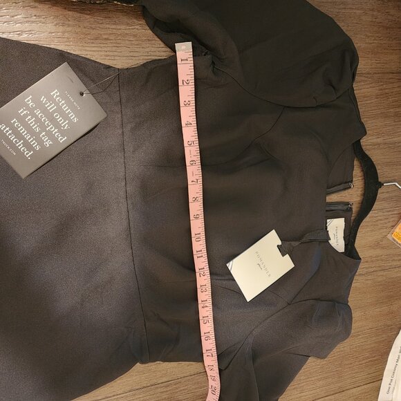 Pomander Place Black Lillith Dress NWT Gold Med - Picture 5 of 10